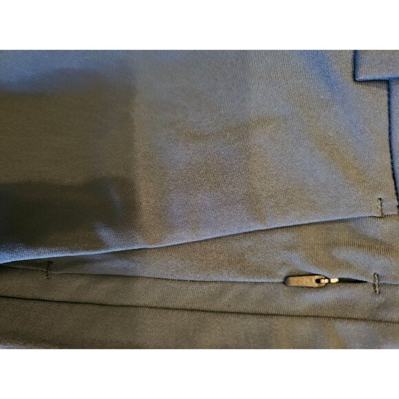 Aha Active Mens 32R Tapered Athletic Pants In Blue With Zipper & Button Closure - Picture 5 of 6